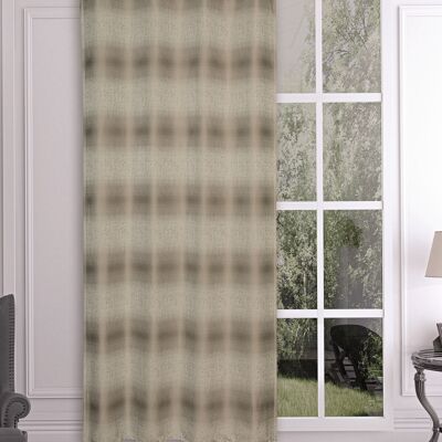 AZUR curtain - Eyelet panel - 140 x 260 cm - Natural collar