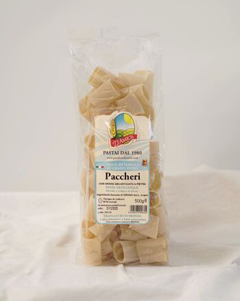 Pâtes à la semoule de blé dur - Paccheri (500g) 2