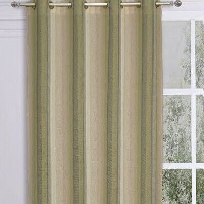 IZMIR Sheer Curtain - Eyelet Panel - Green - 140 x 260 cm - 100% pes