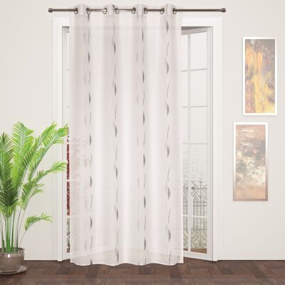 ADA Voile Curtain - Gray - Eyelet Panel - 100% pes - 140 x 240 cm