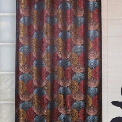 MANON curtain - Grommet panel - Red