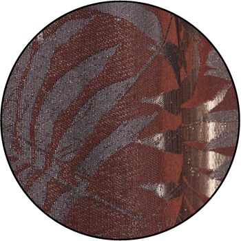 Rideau ZANZIBAR - Panneau à oeillets - Taupe - 140 x 260 cm - 54 % pes 40 % coton 6 % métalique 4