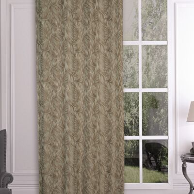 Curtain EDEN - Panel with eyelets - 140 x 260 cm - Natural collar