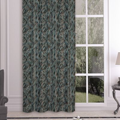Curtain EDEN - Panel with eyelets - 140 x 260 cm - Col Bleu
