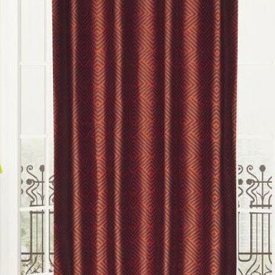 NOMADE curtain - Orange - Eyelet panel - 100% pes - 140 x 260 cm
