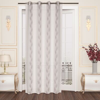 Voile curtain DENIS - Powder pink - Eyelet panel - 100% pes - 140 x 240 cm