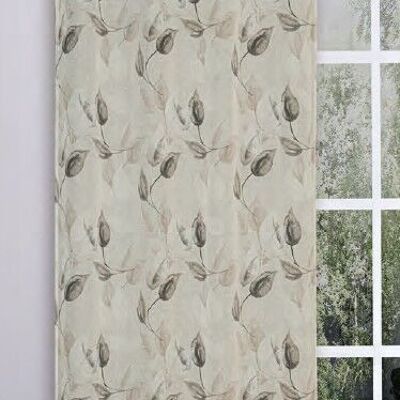 Visillo DINO - Panel Ojales - Natural - 140 x 260 cm - 100% pes