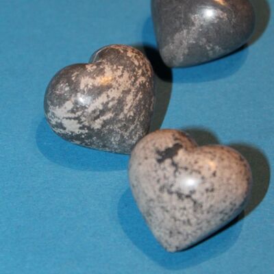 Mini Herz "marrakite stone" - Speckstein