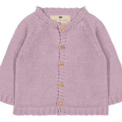 GABY CARDIGAN LILAC 9M