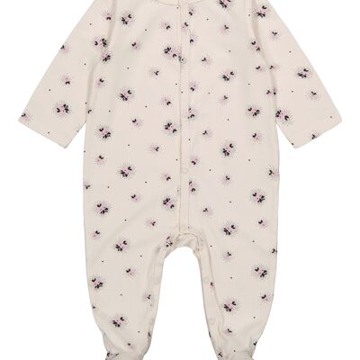 PYJAMA PIED AMALIA POMME LILAS 6M