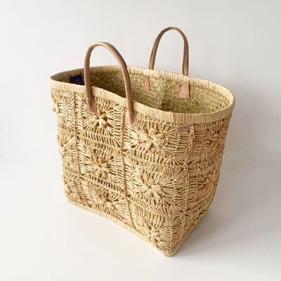 Pretty natural basket - 35x45x30x20 cm