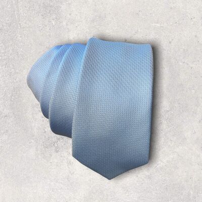 Schmale Krawatte / Hellblau
