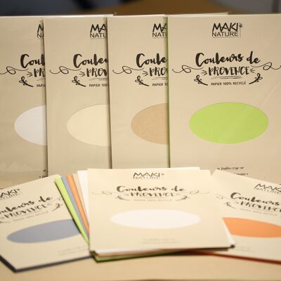 Ramette de papier cartonné A4 175 gr Couleurs de Provence