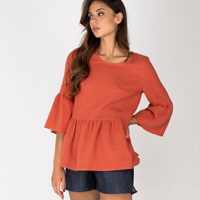 Kave blouse - blusa cotone biologico