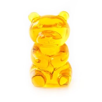 Porte-lunettes, Yummy Bear, transparent, jaune 3