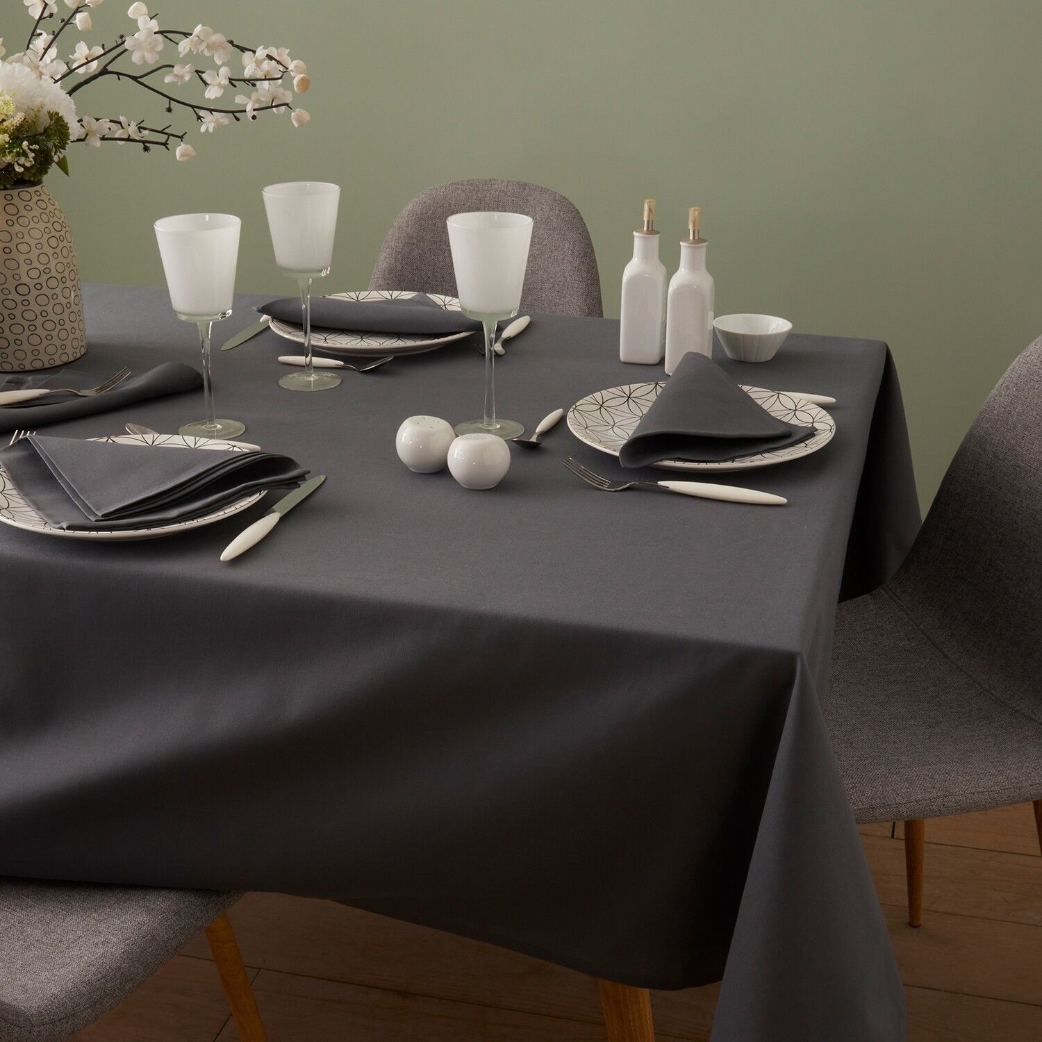 Tischdecke - Cambrai 180 x 180 cm, Baumwolle