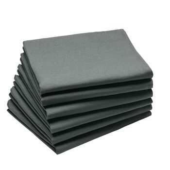 Serviettes CAMBRAI ANTHRACITE 2