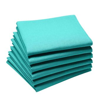 Serviettes CAMBRAI TURQUOISE 2