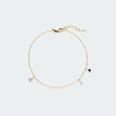 Minimal Ocean palette bracelet gold