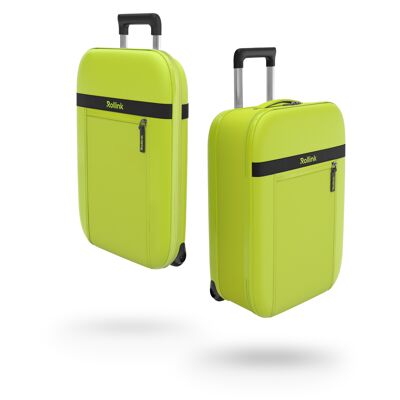 AURA - Hand Luggage Trolley - Limeade (Patented World First, FOLDABLE)