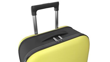 VEGA II - chariot à bagages à main - Yellow Iris (première mondiale brevetée, PLIABLE) 3