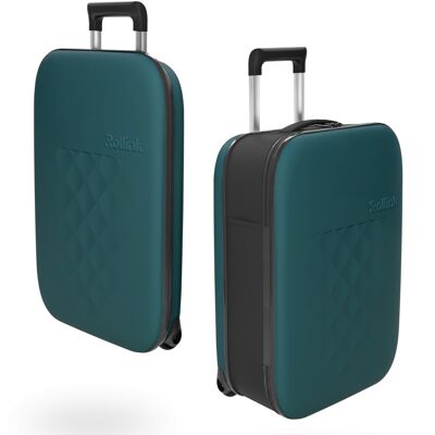 VEGA II - hand luggage trolley - Deep Lagoon (patented world novelty, FOLDABLE)