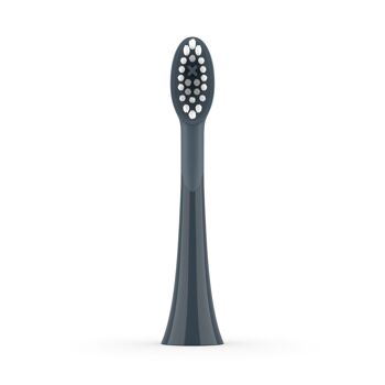 Ensemble de têtes de brosse Sonic+ - Gris anthracite - Paquet de 4 2