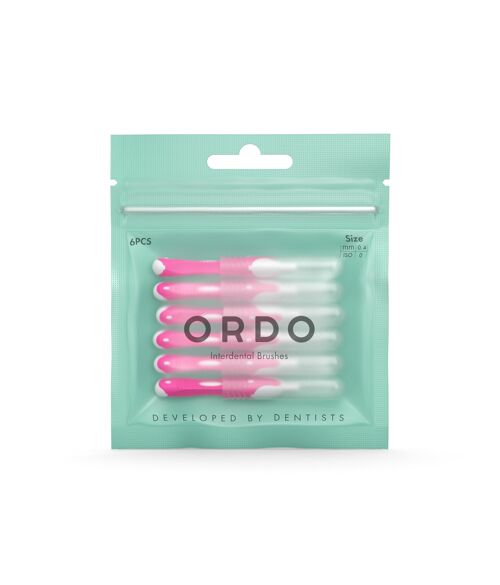 Ordo Interdental Brushes - Pink - 0.4mm