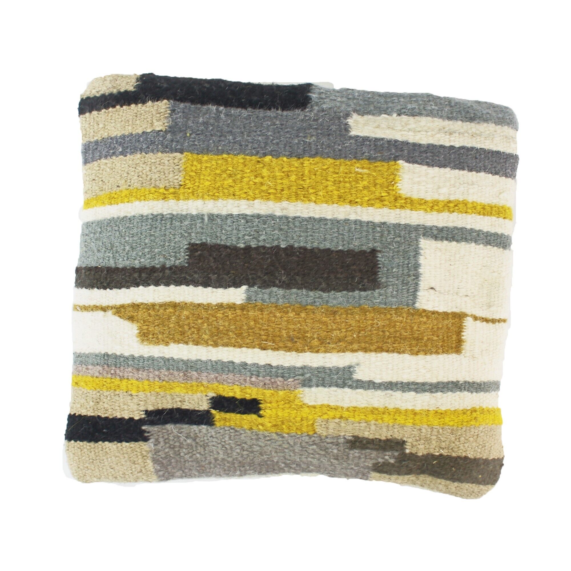 Fodera per cuscino Kilim Bricks 40x40 Tunisi, lana di pecora