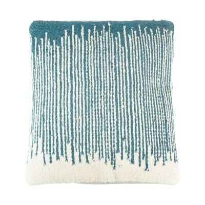 Housse de coussin kilim Raindrop 50x50, laine de mouton