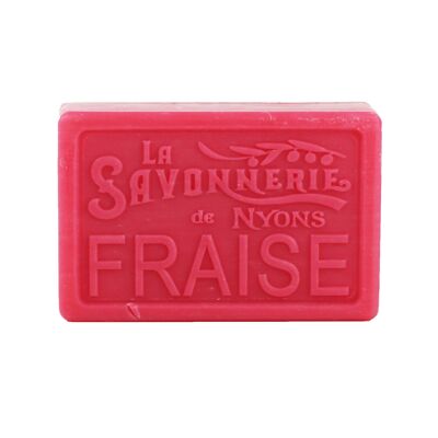 Savon naturel artisanal fraise de France