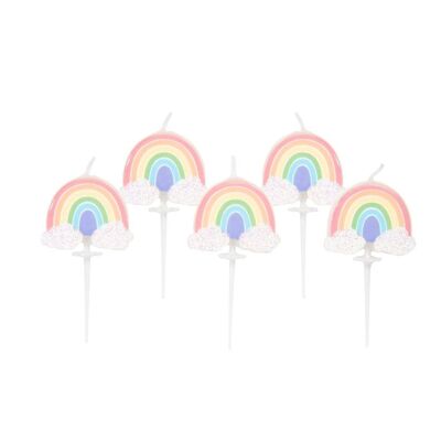 Velas Pastel Rainbow Pick