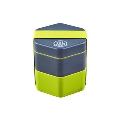 Large 'Bento' Lunch Box - Lime Green - Fillgood - Made in France