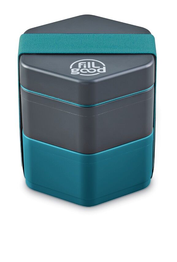 Portapranzo grande 'Bento' - Blu - Fillgood - Prodotto in Francia