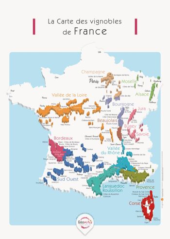 Affiche vins France 50x70 - Pétillante 2