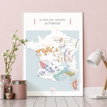Affiche vins France 50x70 - Apaisante 1
