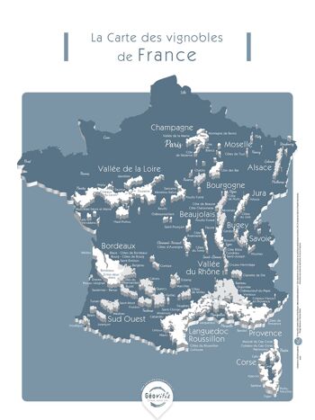 Affiche vins France 30x40 - Surprenante 2