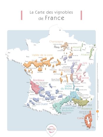 Affiche vins France 30x40 - Apaisante 2