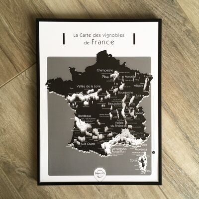 Manifesto del vino Francia 30x40 - Seducente