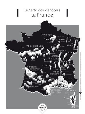 Affiche vins France 30x40 - Séduisante 2