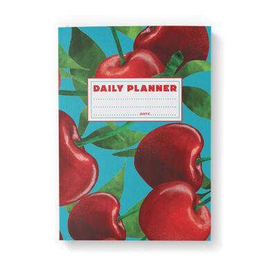planificador diario de cerezas | Cuaderno planificador de cerezas | diario | Papelería