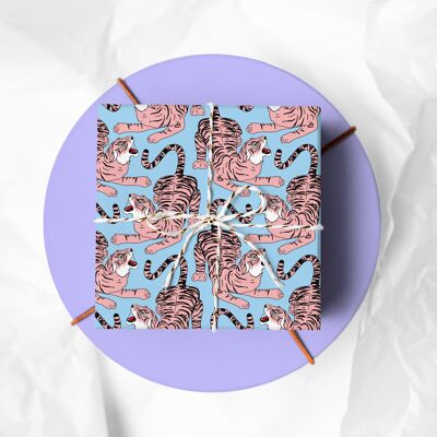 Tiger Gift Wrap Sheet | Wrapping Paper | Craft Paper