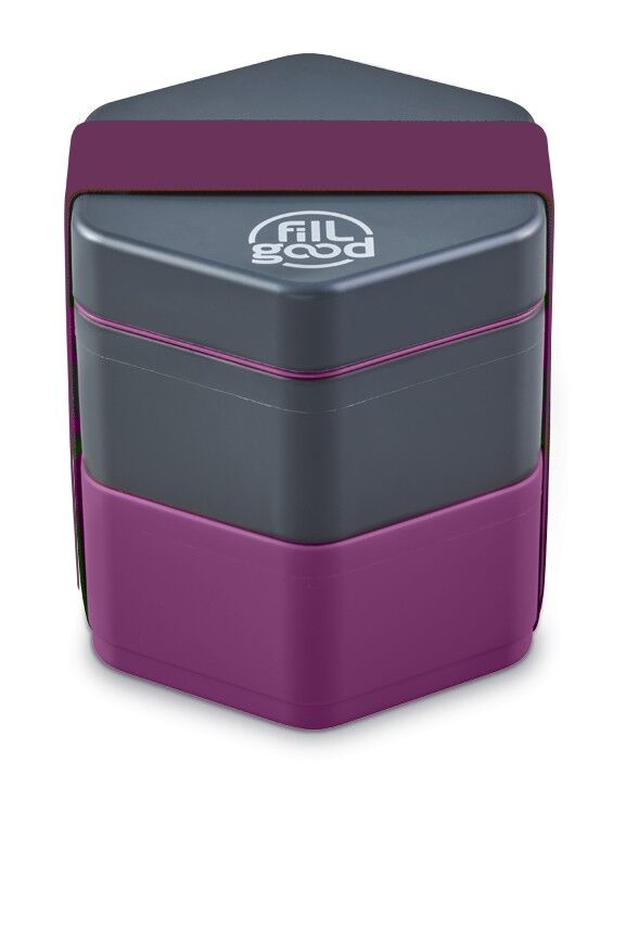 Portapranzo grande 'Bento' - Viola - Fillgood - Prodotto in Francia