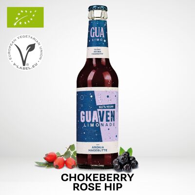 Organic guava lemonade with aronia and rosehip - 330ml [organic/vegan]