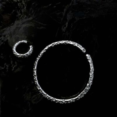 Wandering Foraminifere Bangle - Sterling Silver