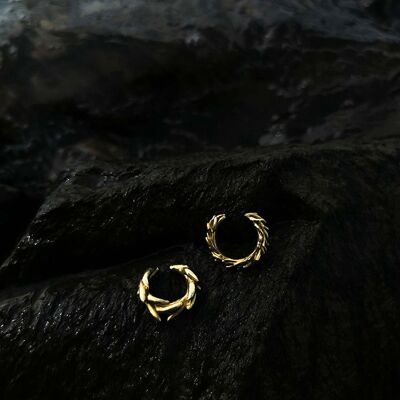 Floating Physalia Ring - Brass
