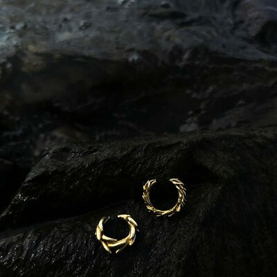 Floating Physalia Ring - Brass (gold-plated)