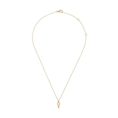 Mini Croce Gold Necklace