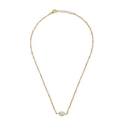 Lola Pearl Gold Necklace
