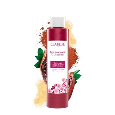 Organic sweet cocoa face and body scrub 200ml